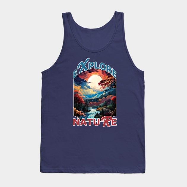 Explore Nature Tank Top by MARK ASHKENAZI